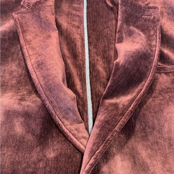 Robert Graham Velvet Blazer in Deep Burgundy - Picture 6 of 13